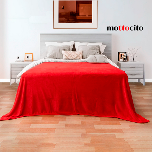 Cobija Doble Todos Los Colores 160cm x 210cm Piel de Conejo