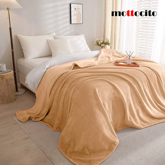 Cobija Doble Todos Los Colores 160cm x 210cm Piel de Conejo