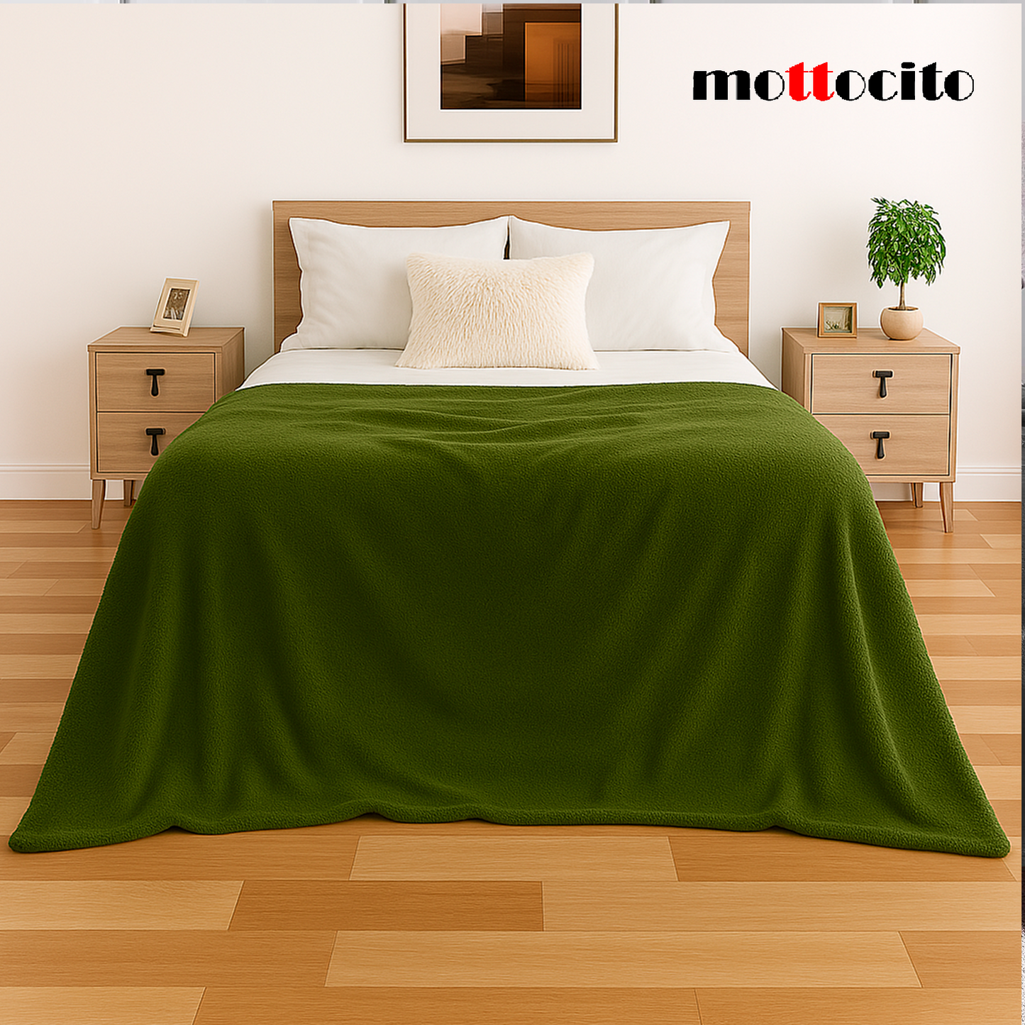 Cobija Queen Todos Los Colores 170cm x 220cm Piel de Conejo