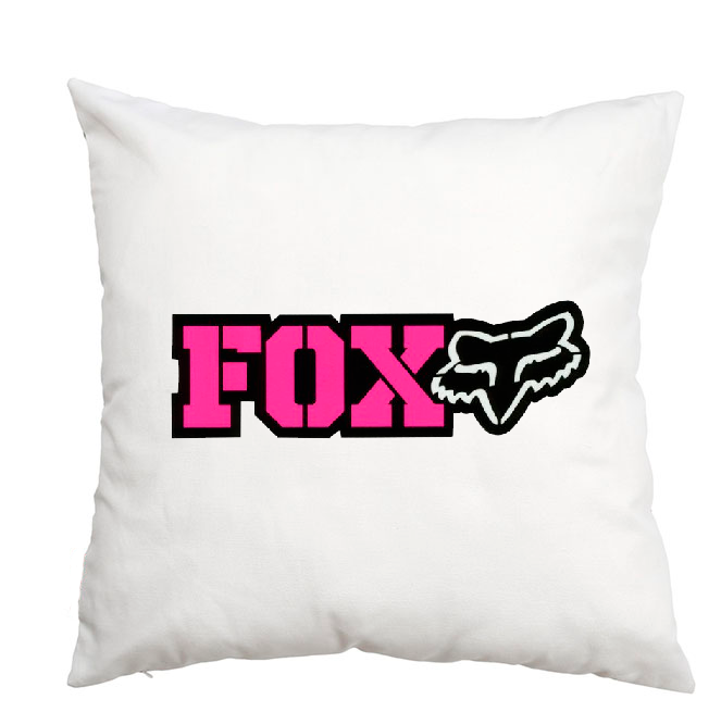 Cojín, Almohada con estampado personalizado, decorativo para sofá, Fox moteros, pago contrareembolso