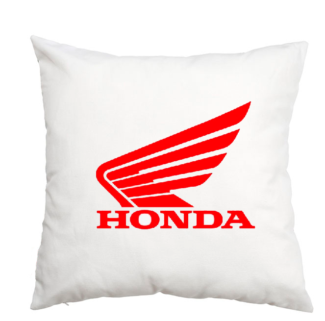 Cojín, Almohada con estampado personalizado, decorativo para sofá, Logo Honda, pago contrareembolso