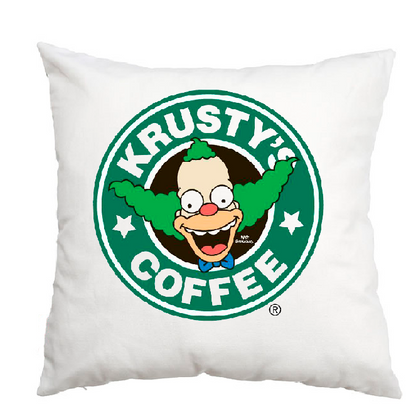 Cojín, Almohada con estampado personalizado, decorativo para sofá, Krusty los Simpson pago contrareembolso