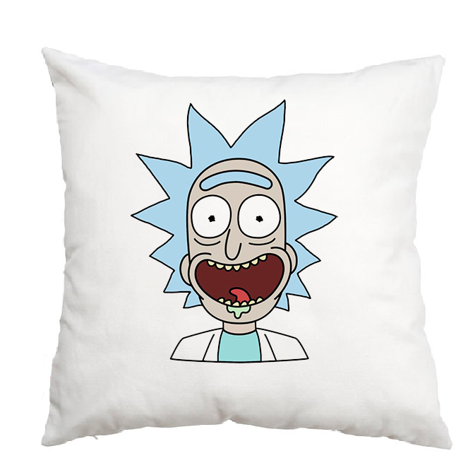 Cojín, Almohada con estampado personalizado, decorativo para sofá, Rick and Morty, pago contrareembolso