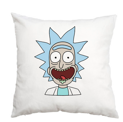 Cojín, Almohada con estampado personalizado, decorativo para sofá, Rick and Morty, pago contrareembolso