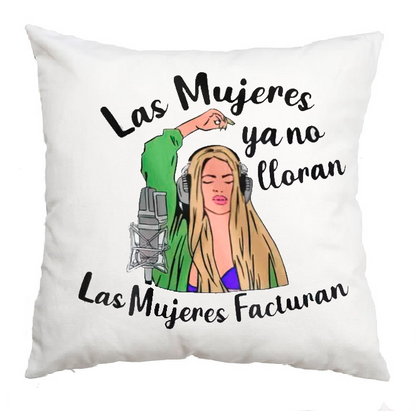 Cojín, almohada con estampado personalizado, decorativo para sofá, Shakira Animado Bzrp pago contrareembolso