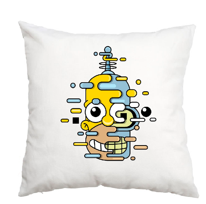 Cojín, Almohada con estampado personalizado, decorativo para sofá, Homero Bender, pago contrareembolso