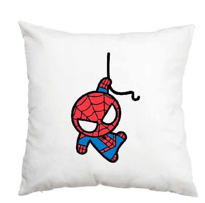 Cojín, Almohada con estampado personalizado, decorativo para sofá, Spider-man Chiquito, pago contrareembolso