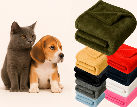 Cobija 2X1 Para Mascotas 70x70cm Térmica Lavable Raza Pequeña